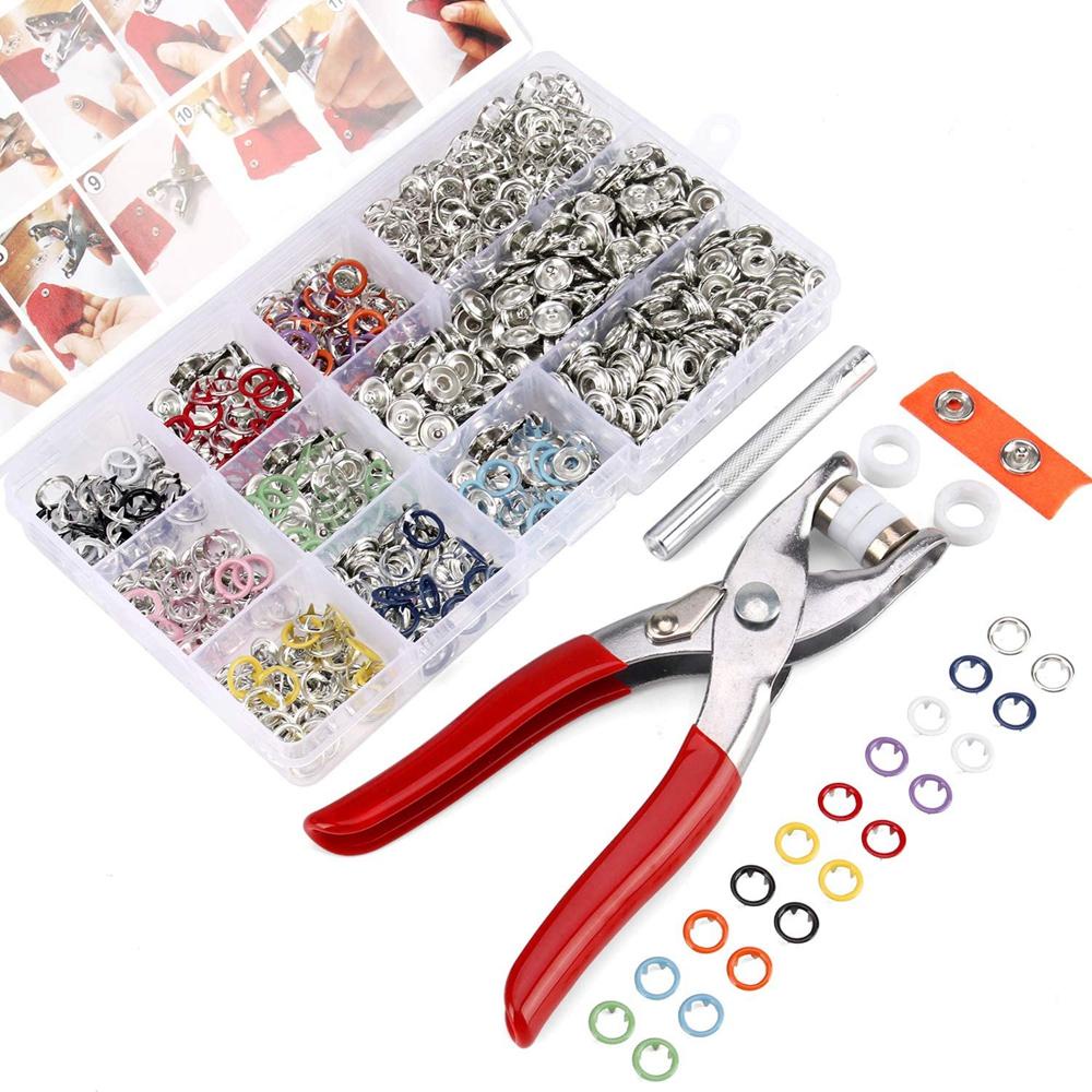 Kìm Bấm Nút Kim Loại 9.5mm Cho Quần Áo