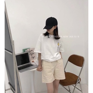 Áo phông 3 mặt cười xếp dọc TH6