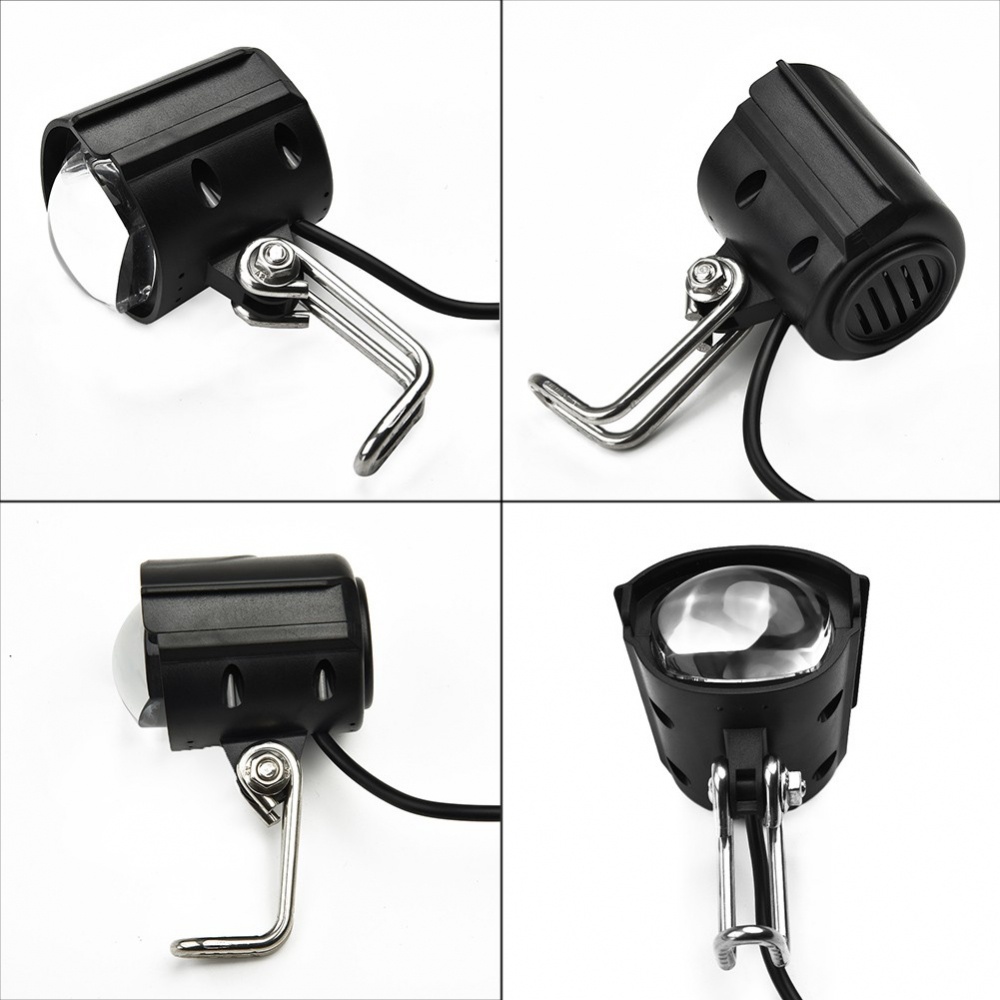 Đèn Pha LED 36-60V Siêu Sáng Gắn Phía Trước Xe Đạp Điện