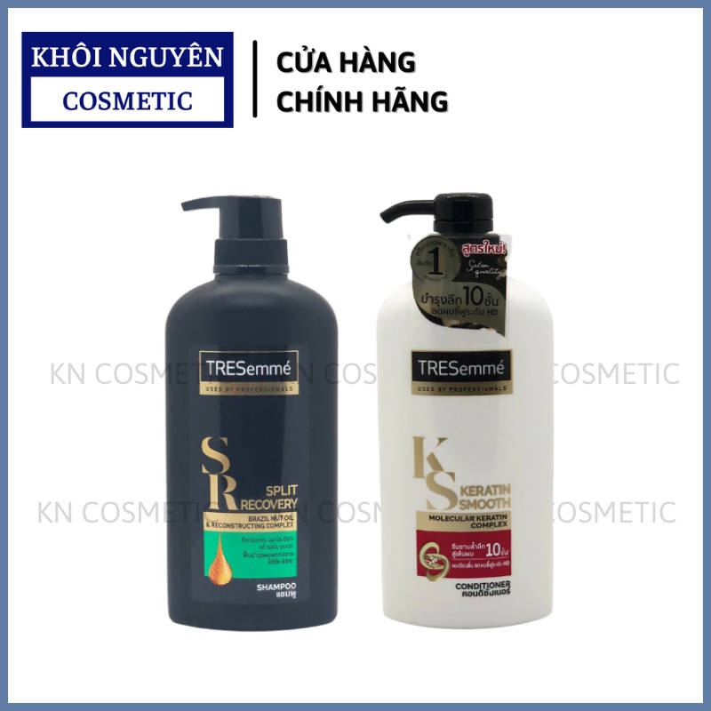 Cặp Dầu gội xả Thái Lan Dầu gội, dầu xả mềm mượt vào nếp Tresemme 425ml/450ml