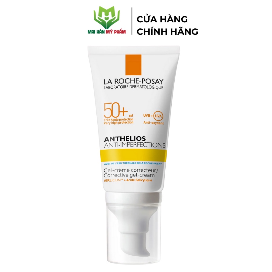 Kem Chống Nắng cho Da Dầu Mụn La Roche-Posay Anthelios Anti-Imperfections Corrective SPF50+ UVB+ UVA 50ml