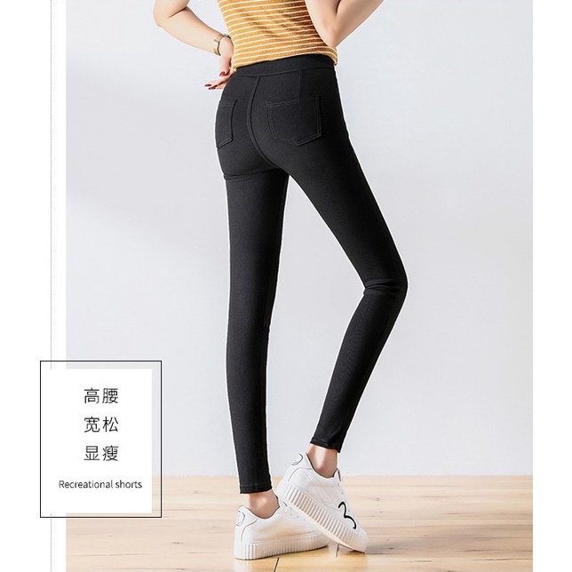 Quần tregging legging nữ cạp cao chất Umi Hàn hàng loại 1 chuẩn form tôn dáng thon chân Mely Fashion QD09
