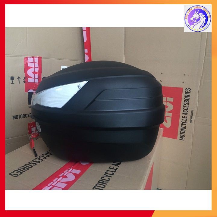 Combo thùng sau chứa đồ Givi B27NT và baga sau Givi MV gắn xe Exciter135 - Exciter150 chính hãng bảo hành 2 năm