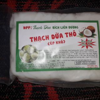 Thạch dừa thô miếng chè dừa dầm 1kg