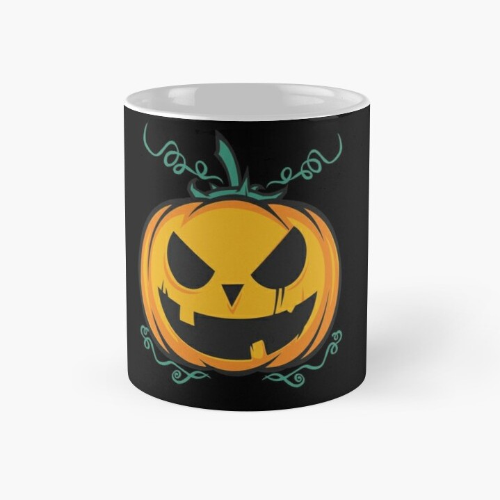 Cốc bí ngô ma mị trang trí haloween