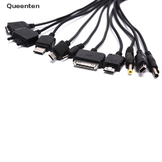 Queenten Universal 10 in 1 Multi-Function Cell Phone Game USB Charging Cable Charger QT