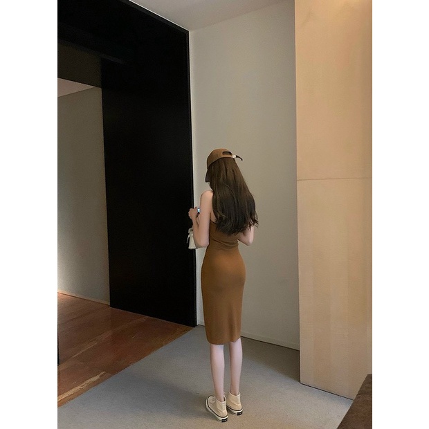 Đầm Body Cổ Yếm Xòe Form Ngắn | BigBuy360 - bigbuy360.vn