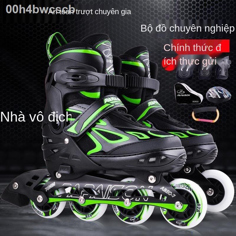 ☃Giày trượt dành cho trẻ em lớn hơn 12-15 tuổi Điều chỉnh kích thước 37-40 của nam và nữ patin thanh niên