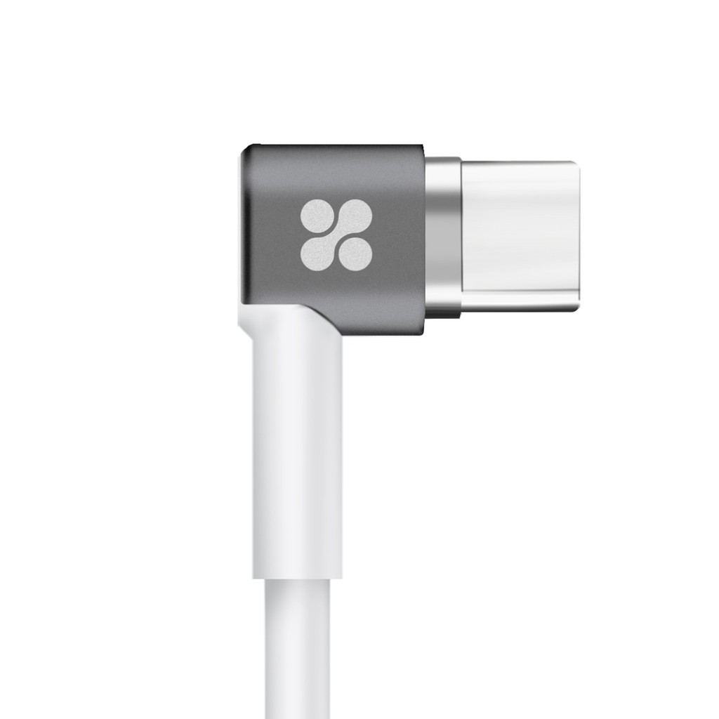 Cáp chuyển đổi Promate MagLink-C USB-C sang Type-C bẻ góc 90 độ 86W dây 2m