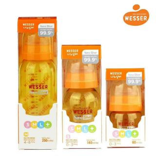Bình sữa wesser cổ hẹp 60ml , 140ml, 250ml