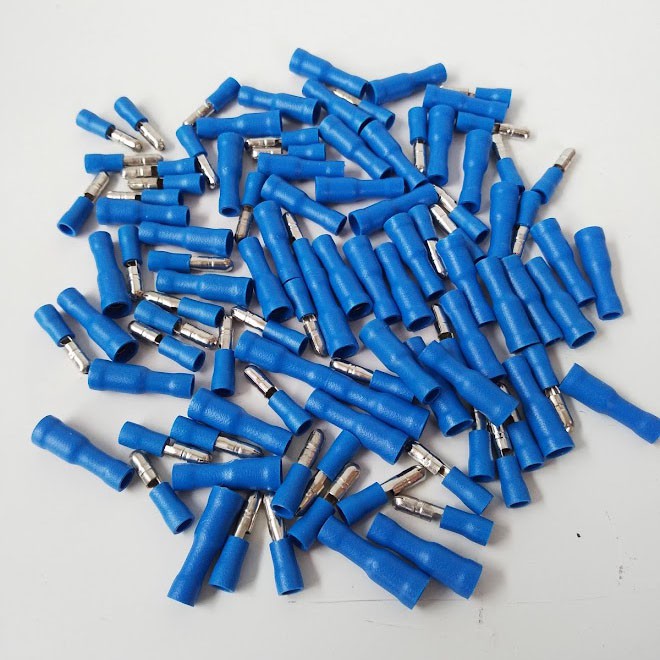 50 cặp Cos đầu đạn nối dây điện thẳng cho dây điện từ 0.5 - 6.0mm²