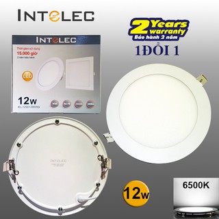 Đèn led âm trần tròn intelec 12w ánh sáng trắng
