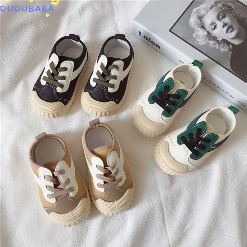 Giày Thể Thao Vải Canvas Đế Mềm Cho Bé