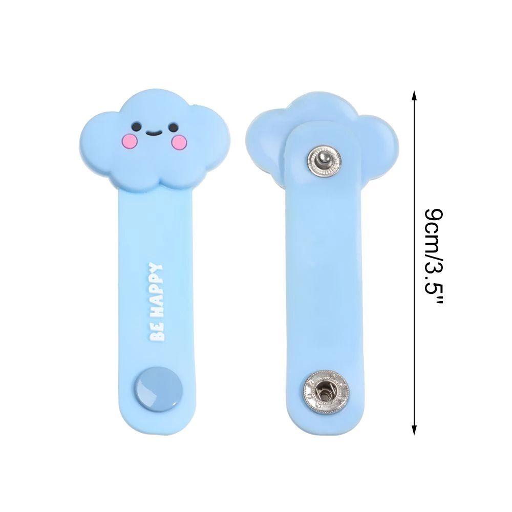 Phụ Kiện Quấn Dây Cáp Sạc USB Hình Trái Cây Dễ Thương|Kẹp Silicone Giữ Dây Cáp Để Bàn Tiện Lợi