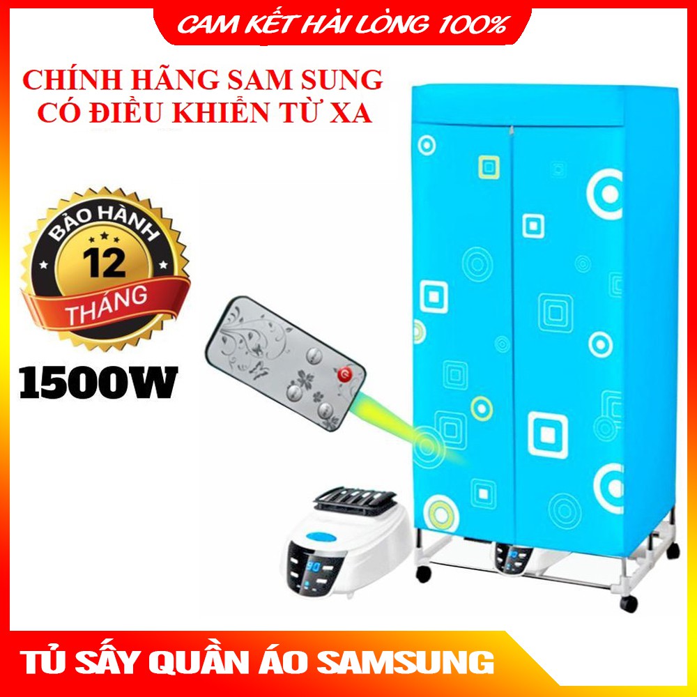 Tủ Sấy Quần Áo SamSung 2 Tầng | Khung INOX | Điều Khiển Từ Xa | Sấy Khô Nhanh, Tiết Kiệm | Công Nghệ Sấy Tiên Tiến