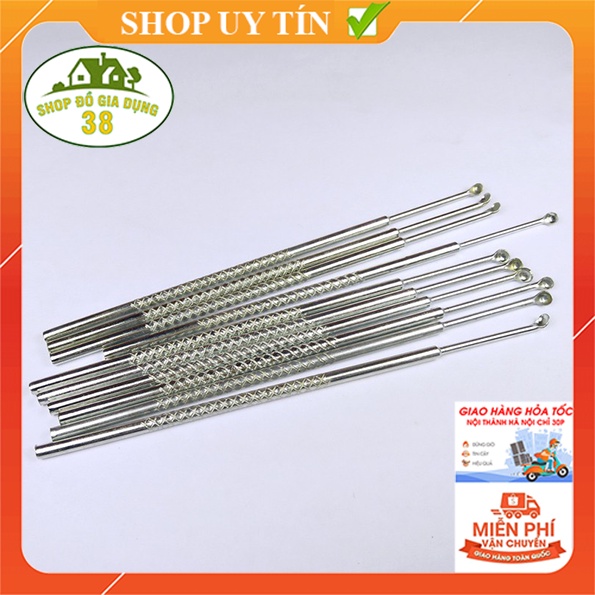Que lấy ráy tai Inox - Dụng cụ ngoáy tai inox 10cm tiện lợi