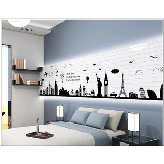 Decal dán tường thành phó new york