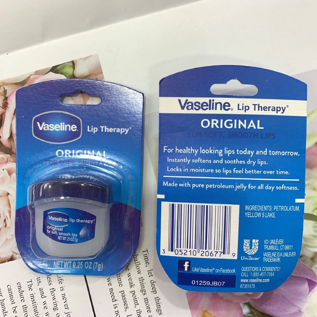 Son dưỡng Vaseline tẩy tế bào chết môi 7g  Nội Địa Trung