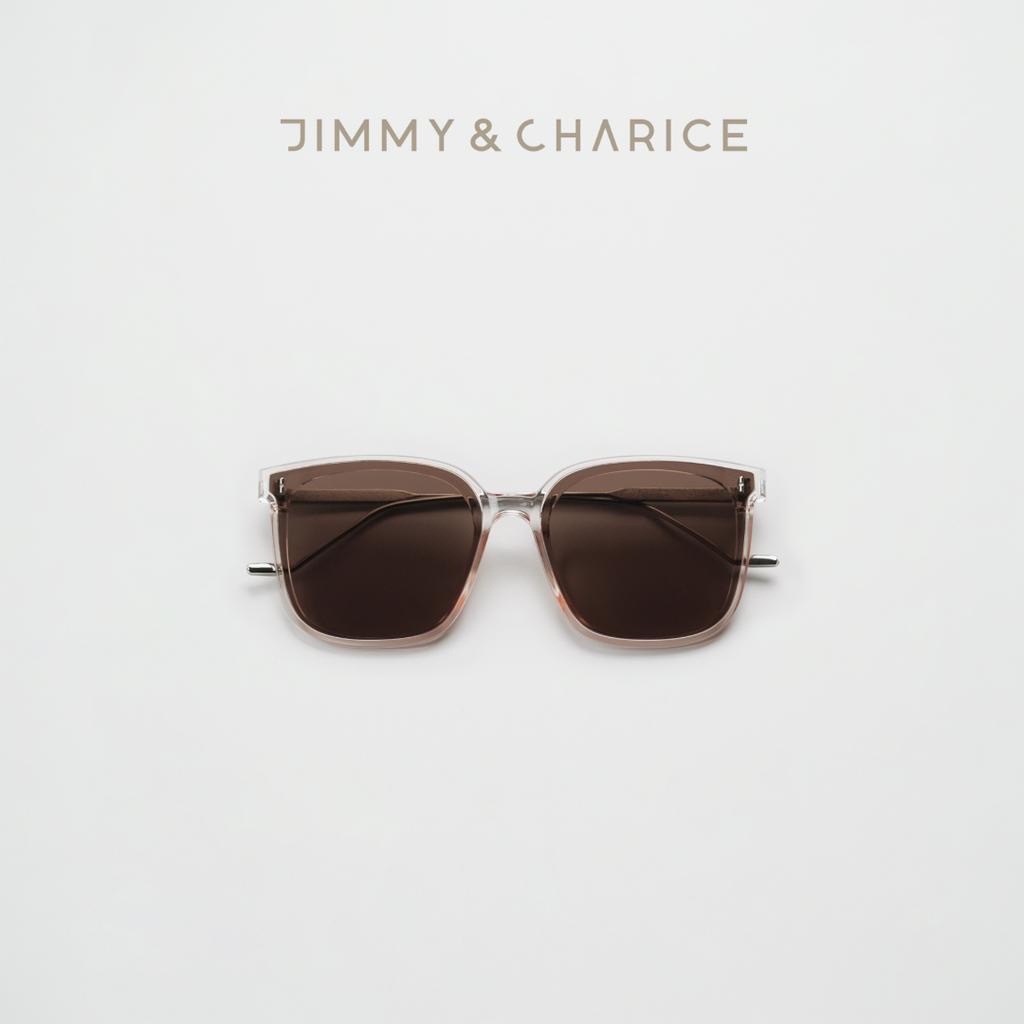 Kính râm nữ mắt vuông nhựa Jimmy & Charice Amber Kr210