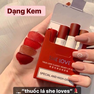 Set son thuốc lá She Loves