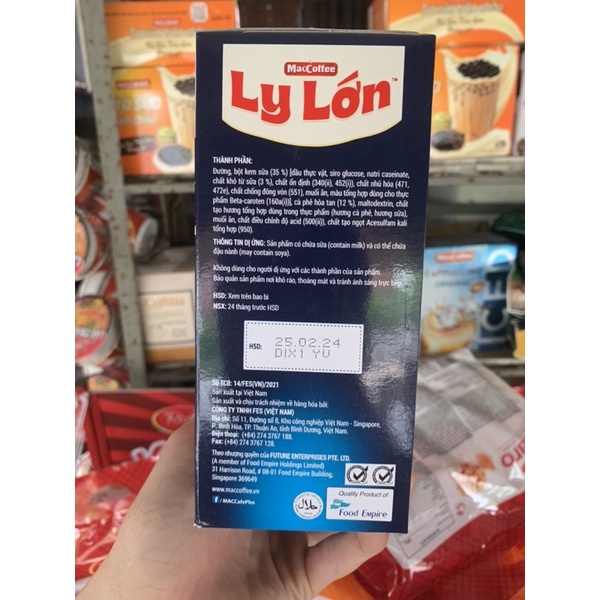 Cà Phê Sữa Đá Ly Lớn Maccoffee Cực Đã 260g (Hộp 10 Gói)