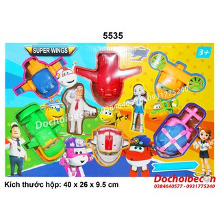 Super Wings - Hộp 8 nhân vật đội bay siêu đẳng Super Wings 5535