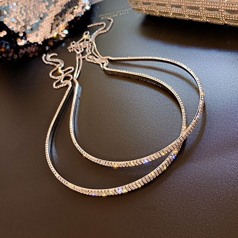 Kẹp Tóc Tua Rua Đính Kim Cương Giả Lấp Lánh Phong Cách Mori 2022