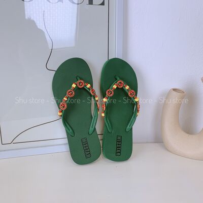 DÉP KẸP XỐP QUAI ĐÍNH HAT GỖ