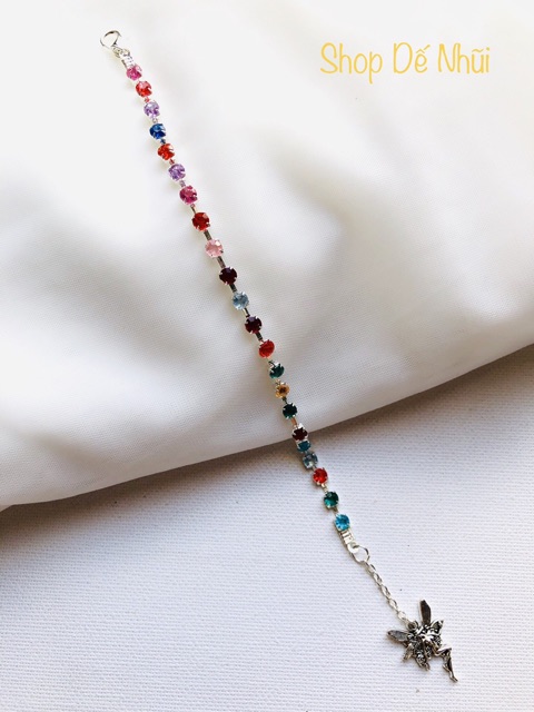 1m Dây Hợp Kim Đính Hạt Nhựa Giả Đá