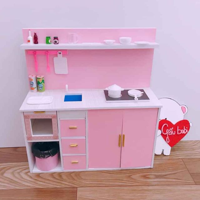 Tủ bếp cho búp bê đủ size