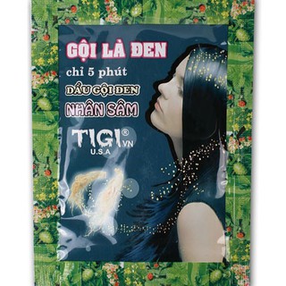 GIÁ SỈ- Gói Dầu Gội Đen Tóc Nhân Sâm (Gội Là Đen)