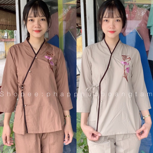 Áo Lam Đi Chùa # XÉO NƠ THÊU KATE GIÁ RẺ VÔ ĐỊCH