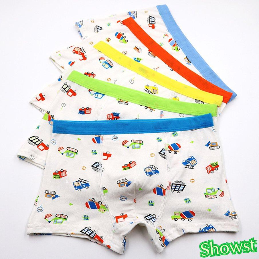 Set 5 Quần Lót Boxer Cho Bé Trai