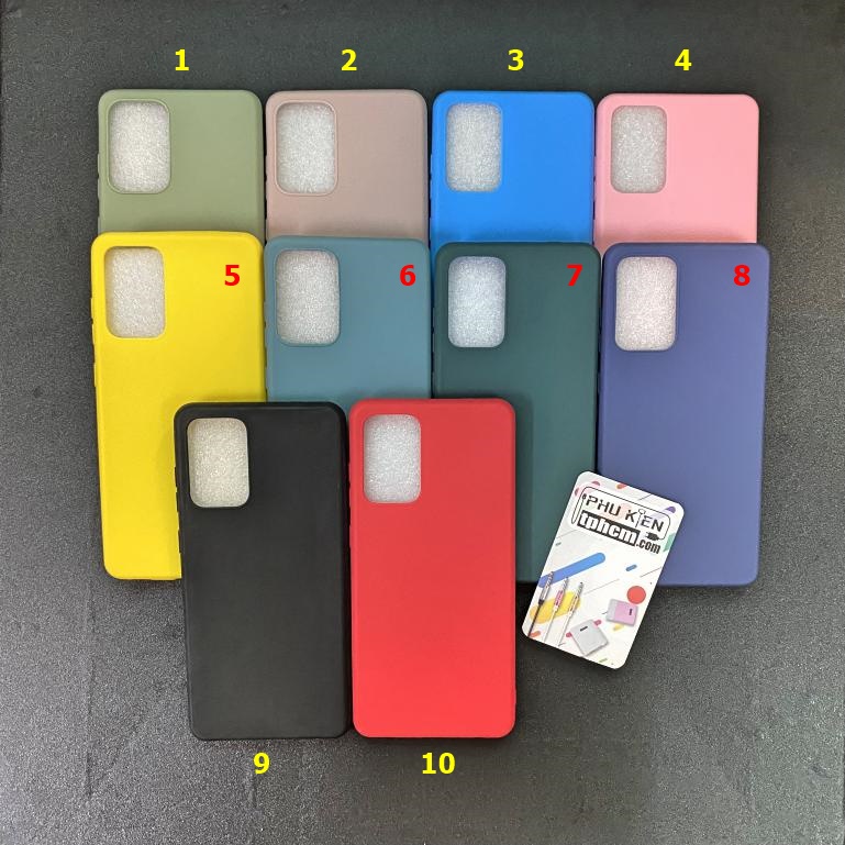 Ốp lưng Samsung A72 Dẻo màu trơn Siêu Cool