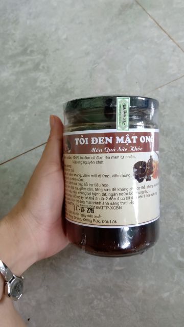 TỎI ĐEN MẬT ONG 500ml ( hàng nhà làm)