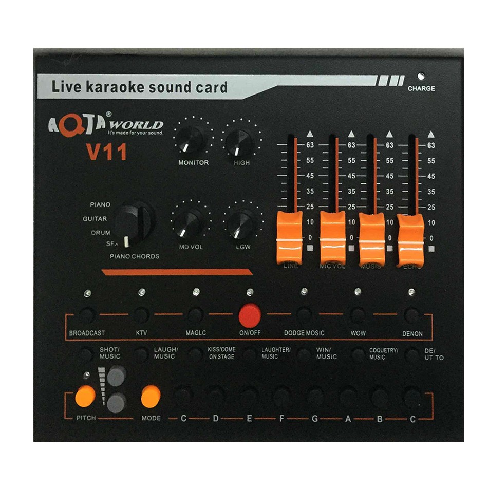 [HOT 2020] Soundcard  V11 đa năng - hát karaoke, thu âm, livetream bán hàng -  hiệu ứng âm thanh sống động