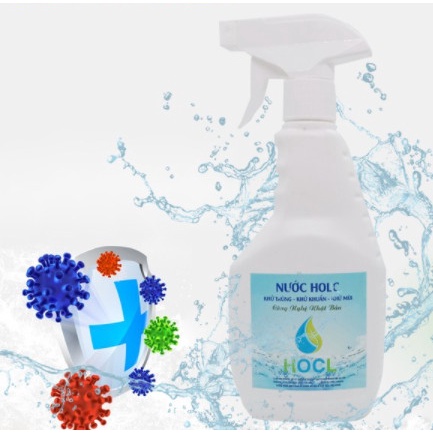 Chai xịt khử trùng khử khuẩn HOCL 500ml