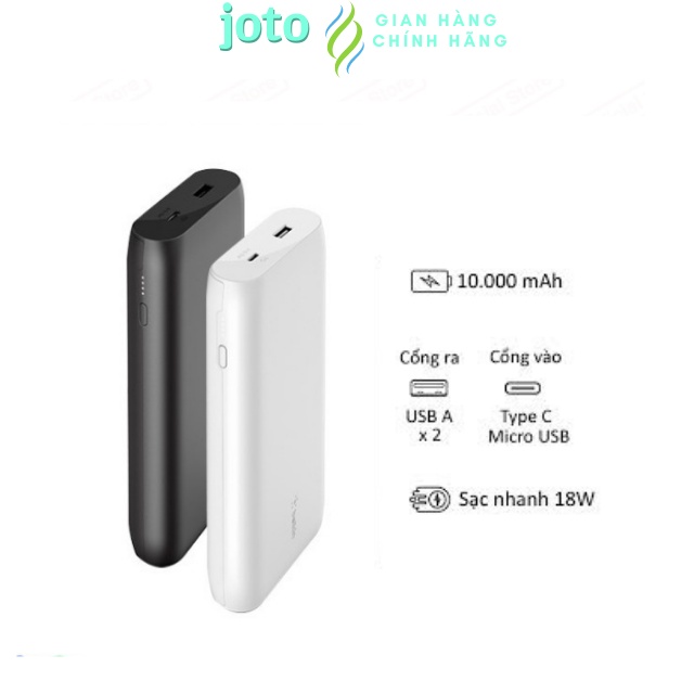 [Mã 155ELSALE giảm 7% đơn 300K] Sạc Dự Phòng,Cục Sạc Dự Phòng iphone, W3 10.000 mAh