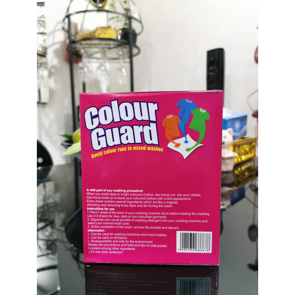 [NGUỒN VIỆT] Bảo vệ màu quần áo EDEN HOME COLOUR GUARD – hộp 20 miếng