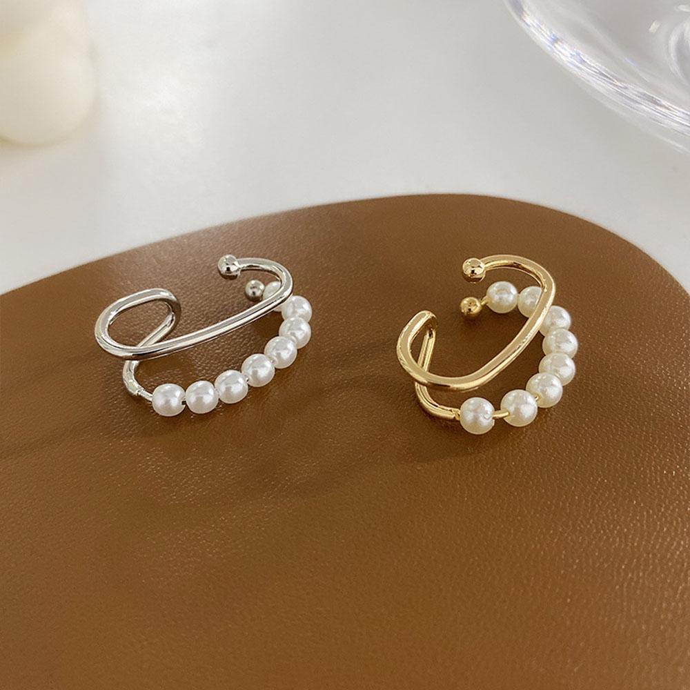 Khuyên Kẹp Sụn Tai Bằng Hợp Kim Phong Cách Tối Giản Thanh Lịch Thời Trang Hàn Quốc