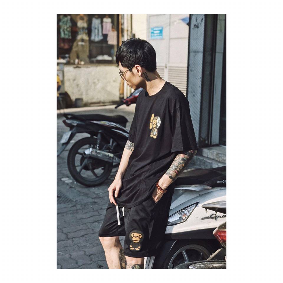 Tee Baby Milo x KAWS - Áo phông in hình khỉ Milo