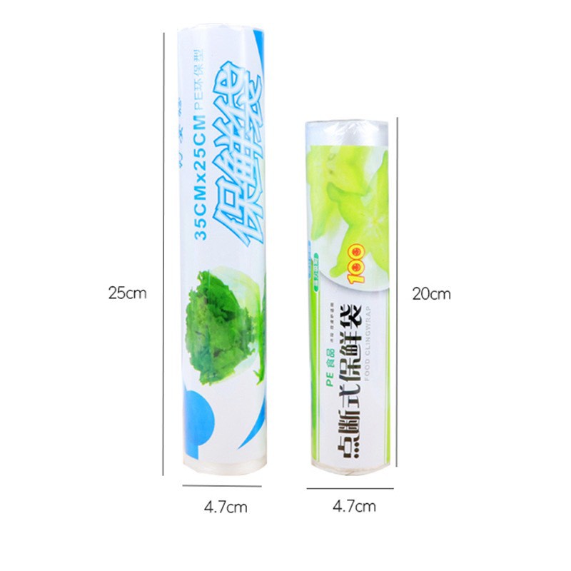 Cuộn 50 túi đựng thực phẩm,màng bọc thực phẩm 88273 SHOP TIỆN ÍCH 777