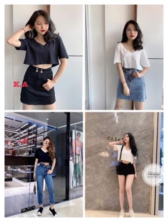 Áo CRT cổ Tim Siêu Xinh