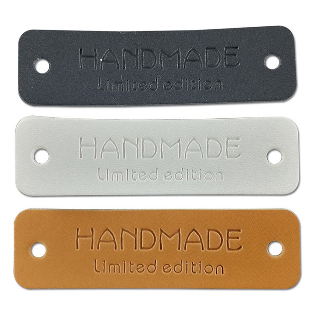 Set 12 / 24 Thẻ Đánh Dấu Trang Trí Quần Áo / Hành Lý Bằng Da Pu Nhiều Màu Sắc