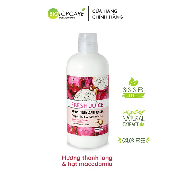 Sữa tắm Fresh Juice dưỡng ẩm và tái tạo da hương trái cây 500ml - BioTopcare Official | BigBuy360 - bigbuy360.vn