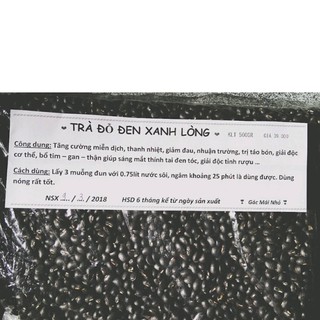 Trà đỗ đen xanh lòng, trà gạo lứt huyết rồng nhà làm  (500gr)