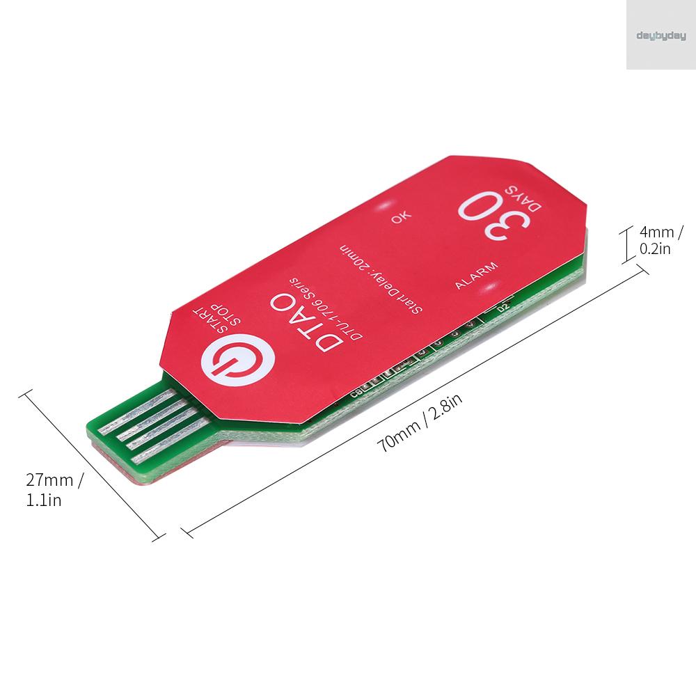 Nhiệt Kế Chống Thấm Nước Pdf Usb 2.0 30 Ngày Dùng Một Lần Dtu-1706