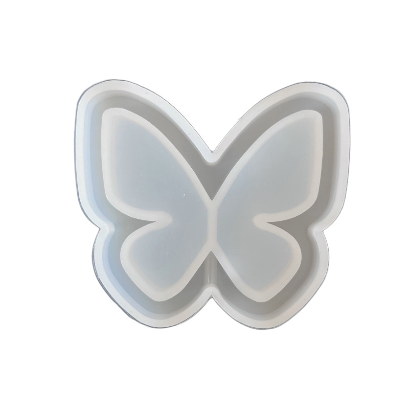 Khuôn Silicone Làm Móc Khóa DIY Hình Bướm Xinh Xắn