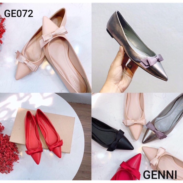GIÀY BỆT NƠ MŨI NHỌN