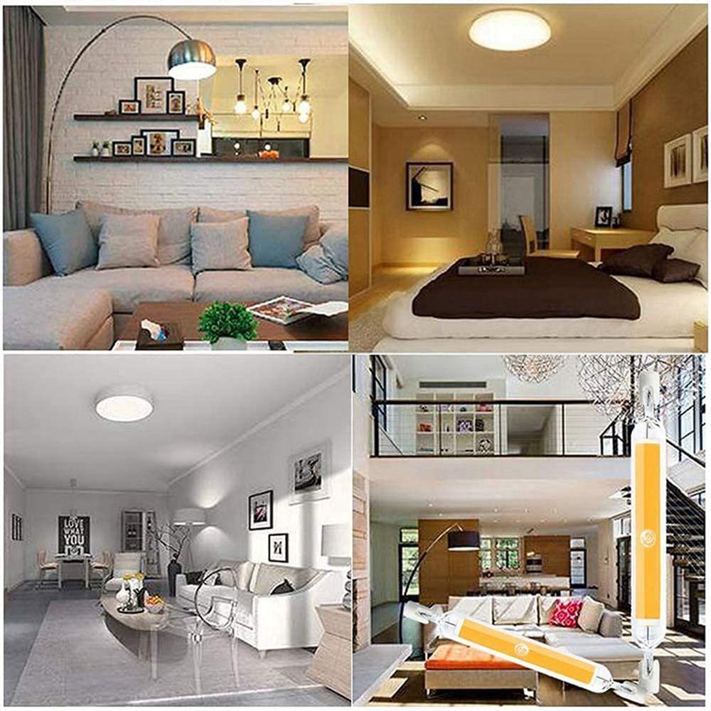 HARRIETT Đèn Halogen Dạng Ống Thủy Tinh Độ Sáng Cao Dùng Trang Trí Trần Nhà